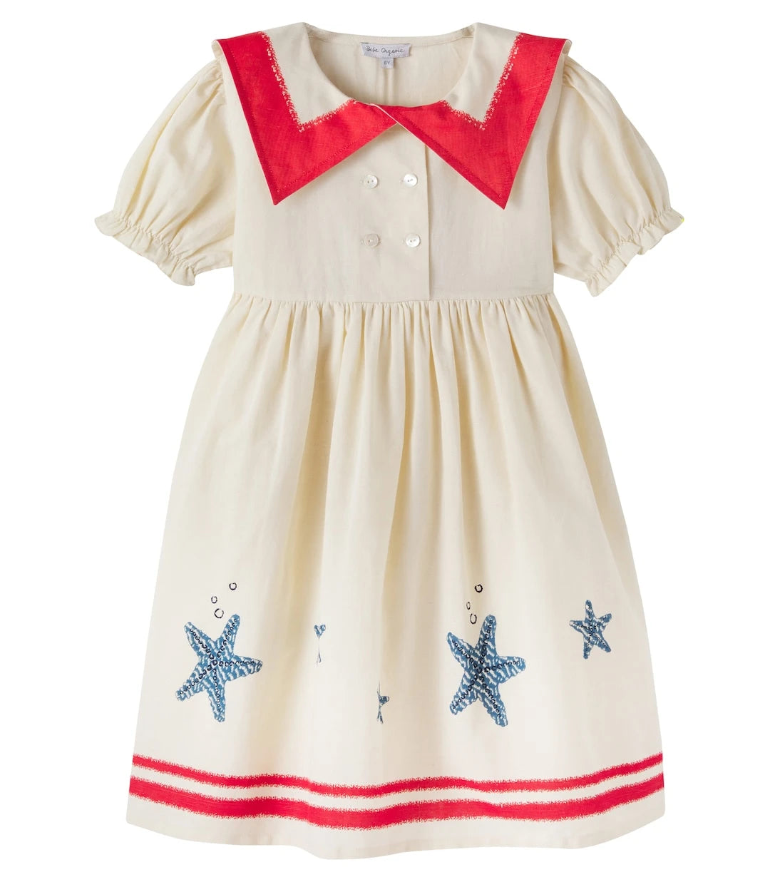 Bebe Organic - Pearl printed cotton and linen dress
