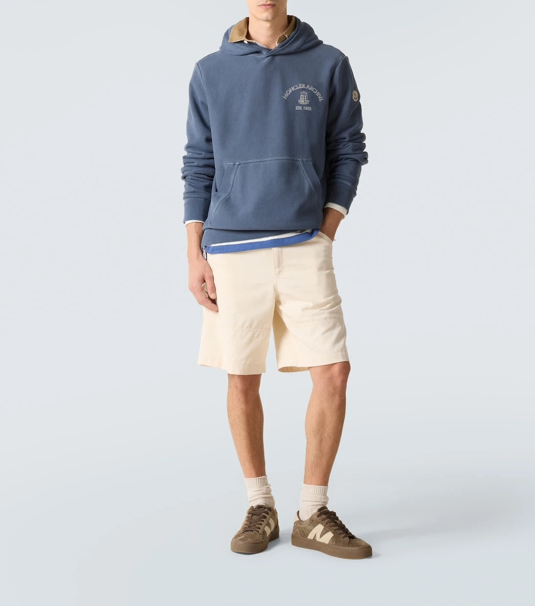 Moncler - Logo cotton hoodie