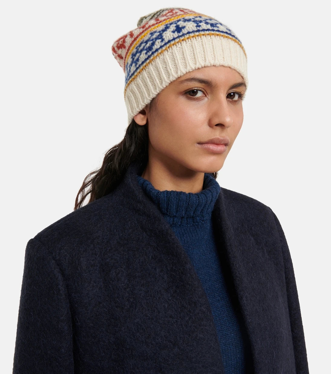 Loro Piana - Bernina jacquard cashmere beanie