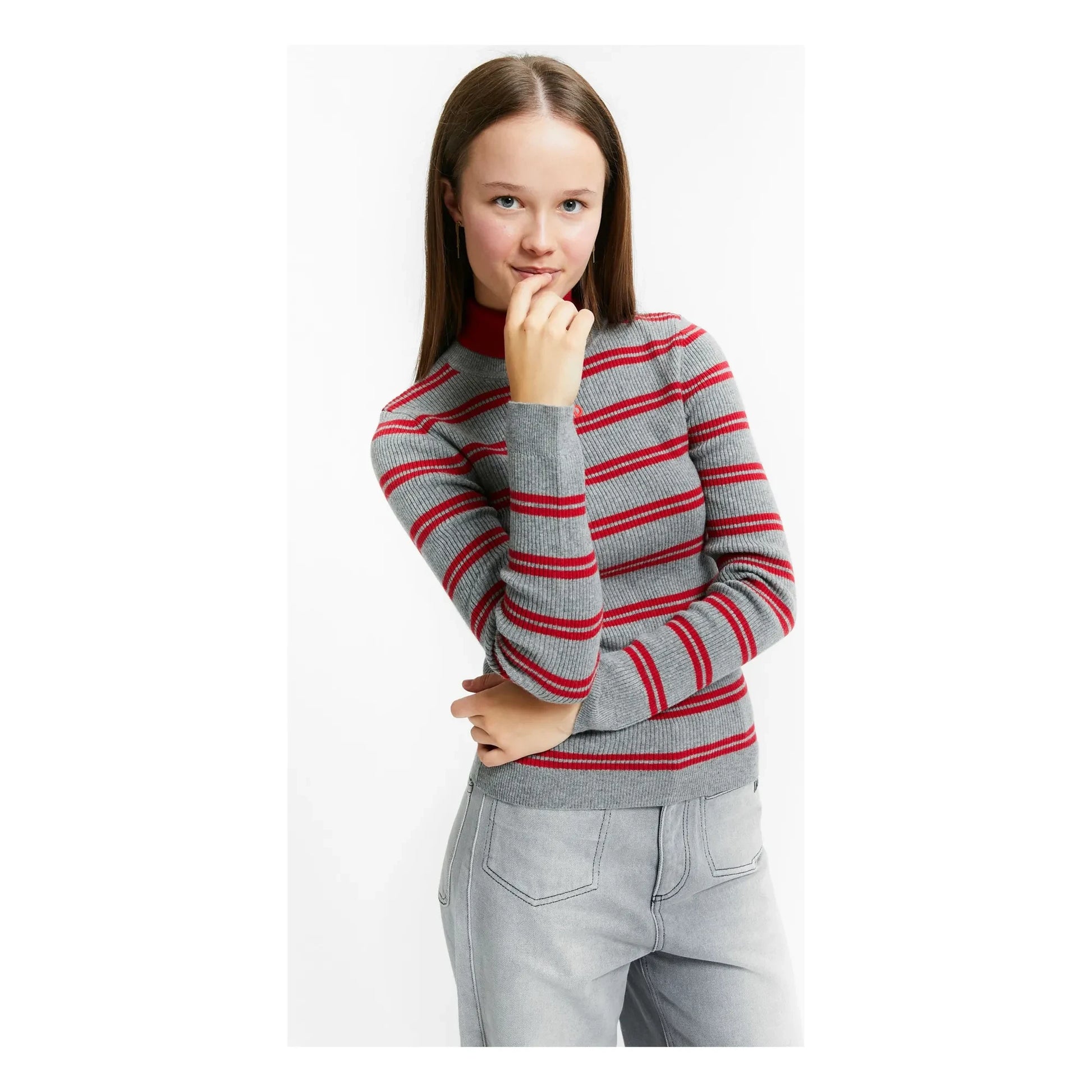Indee - Twist Pullover | Grey