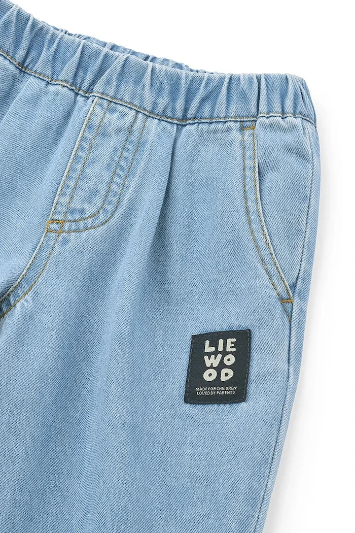 Liewood дънки loose за деца Borris Light Placement Denim Pants