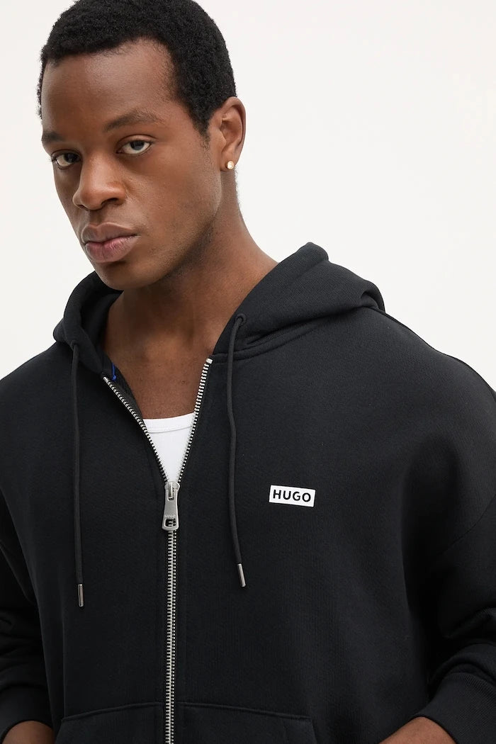 Pamuklu sweatshirt Hugo Blue Nardimez