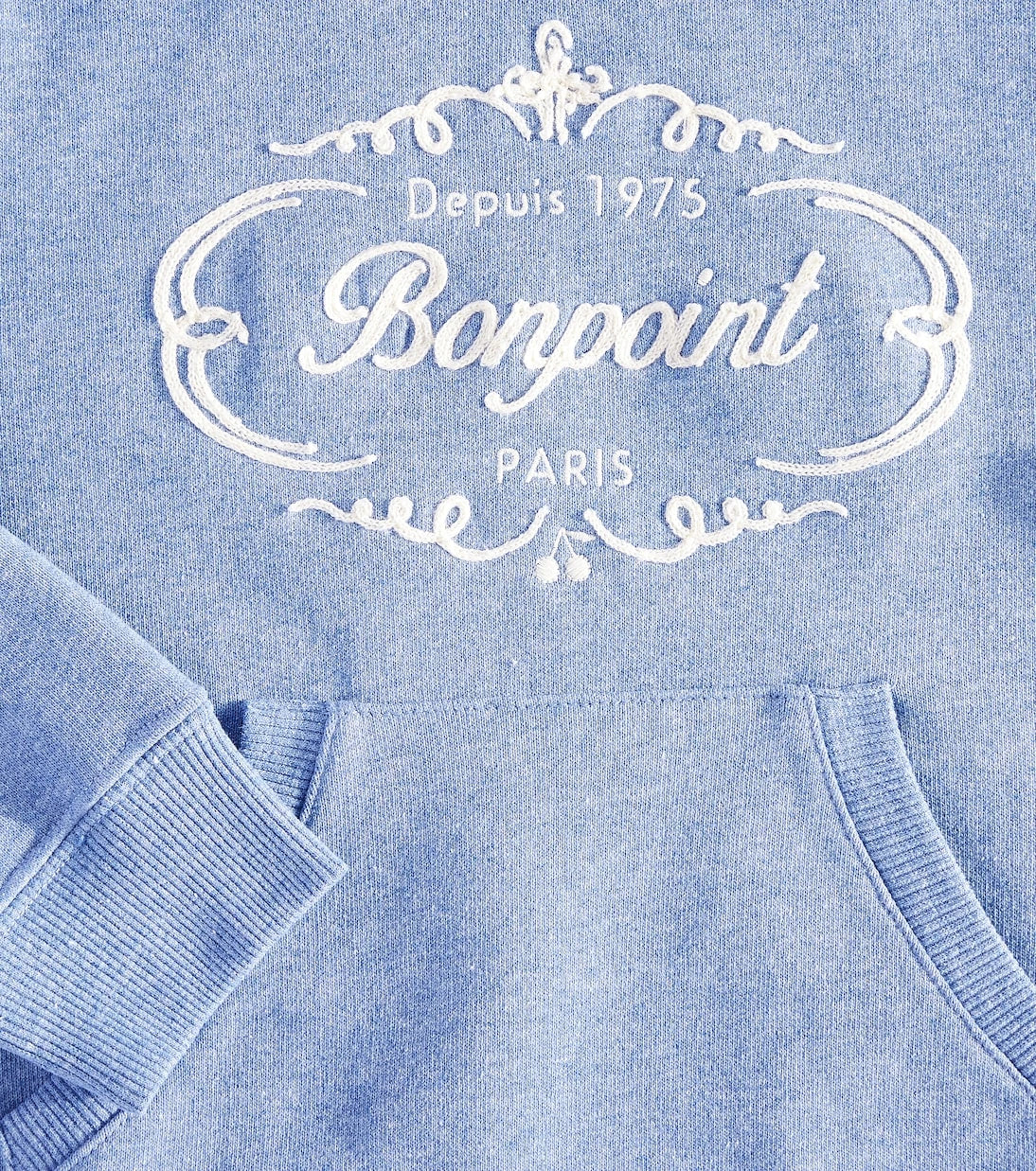 Bonpoint - سويت شيرت بقبعة "باراك" من مزيج القطن