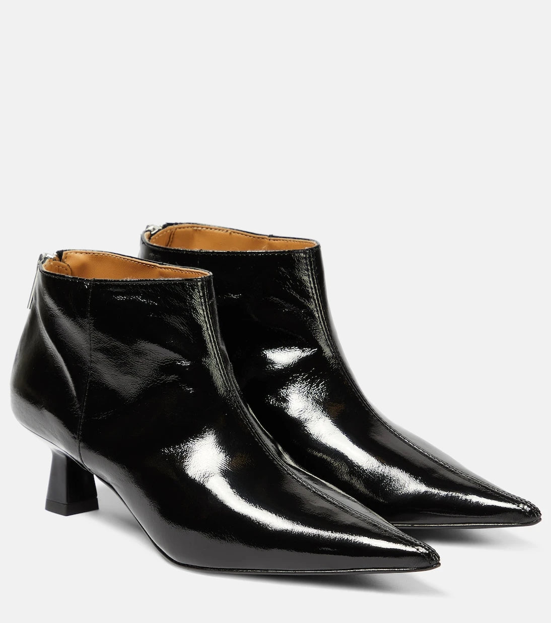 Ganni - Zip-up ankle boots