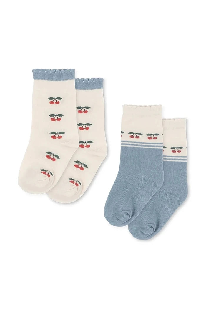 Детски чорапи Konges Sløjd 2 PACK CHERRY SOCKS (2 чифта)