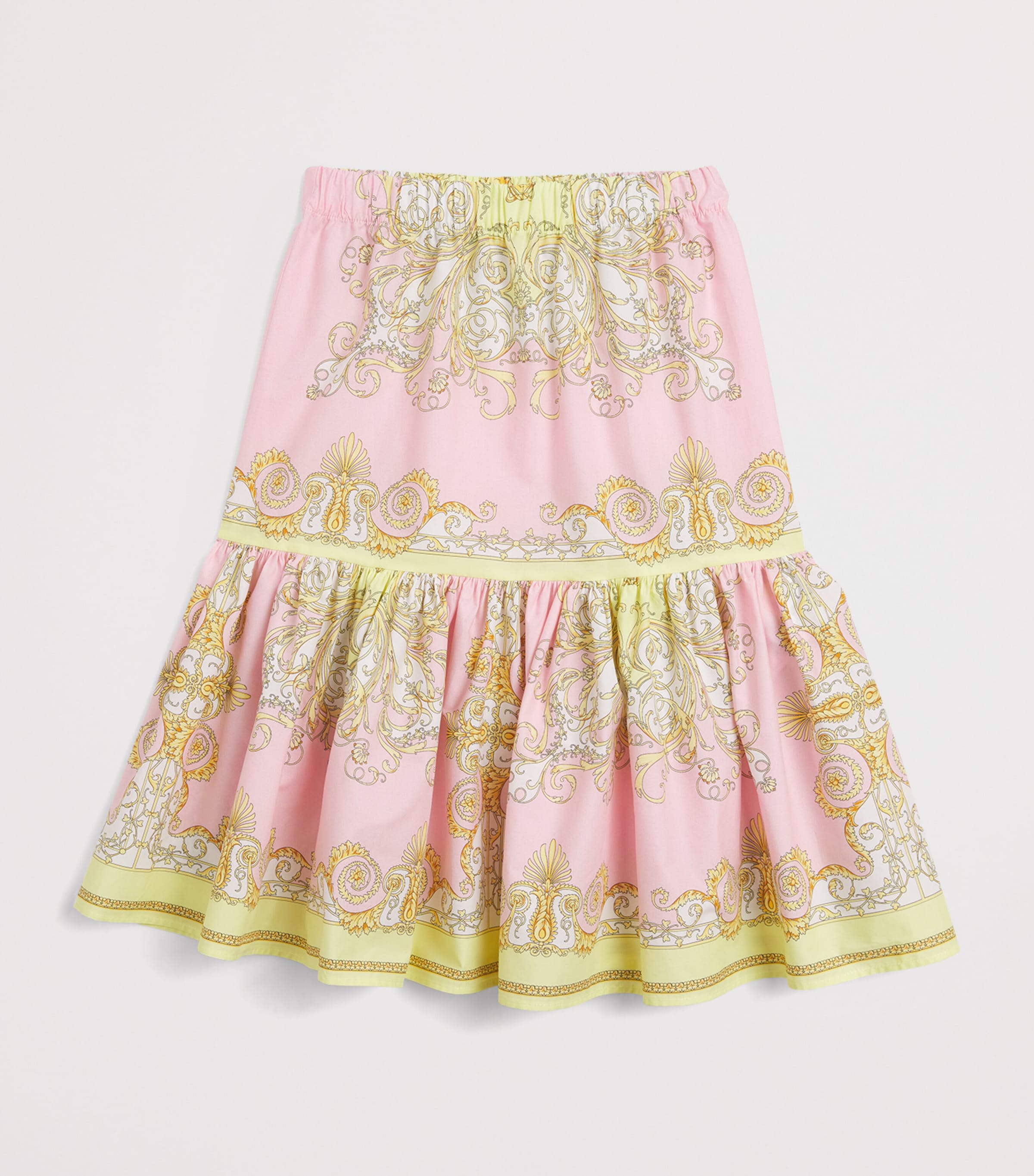 Versace Kids Cotton Barocco Skirt (6-14 Years)