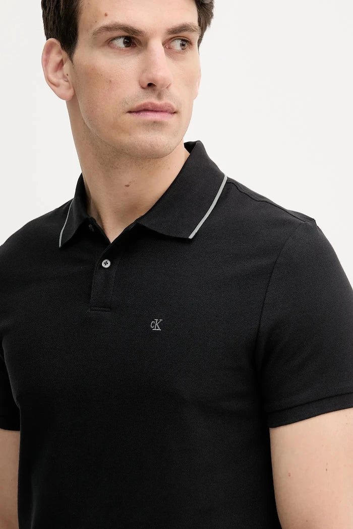 Calvin Klein erkek pamuklu yakalı tişört