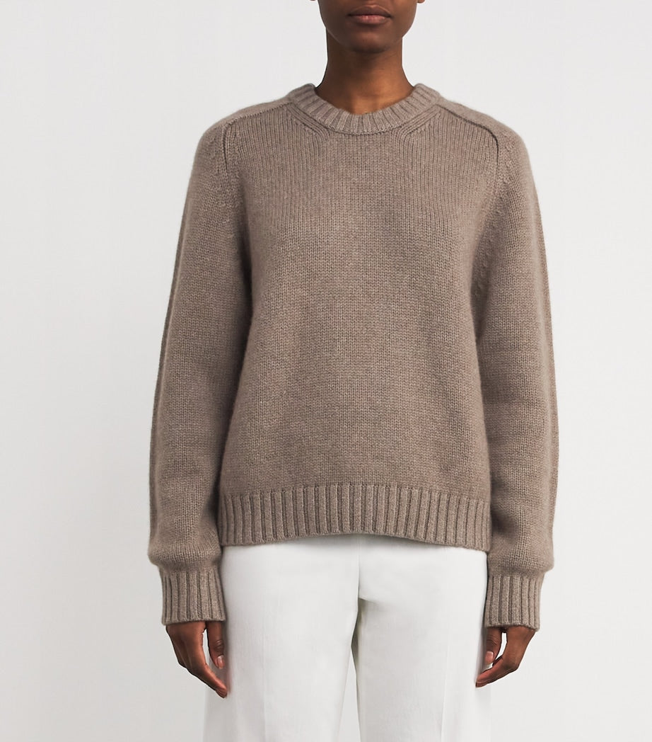Brown Cashmere Mae Sweater