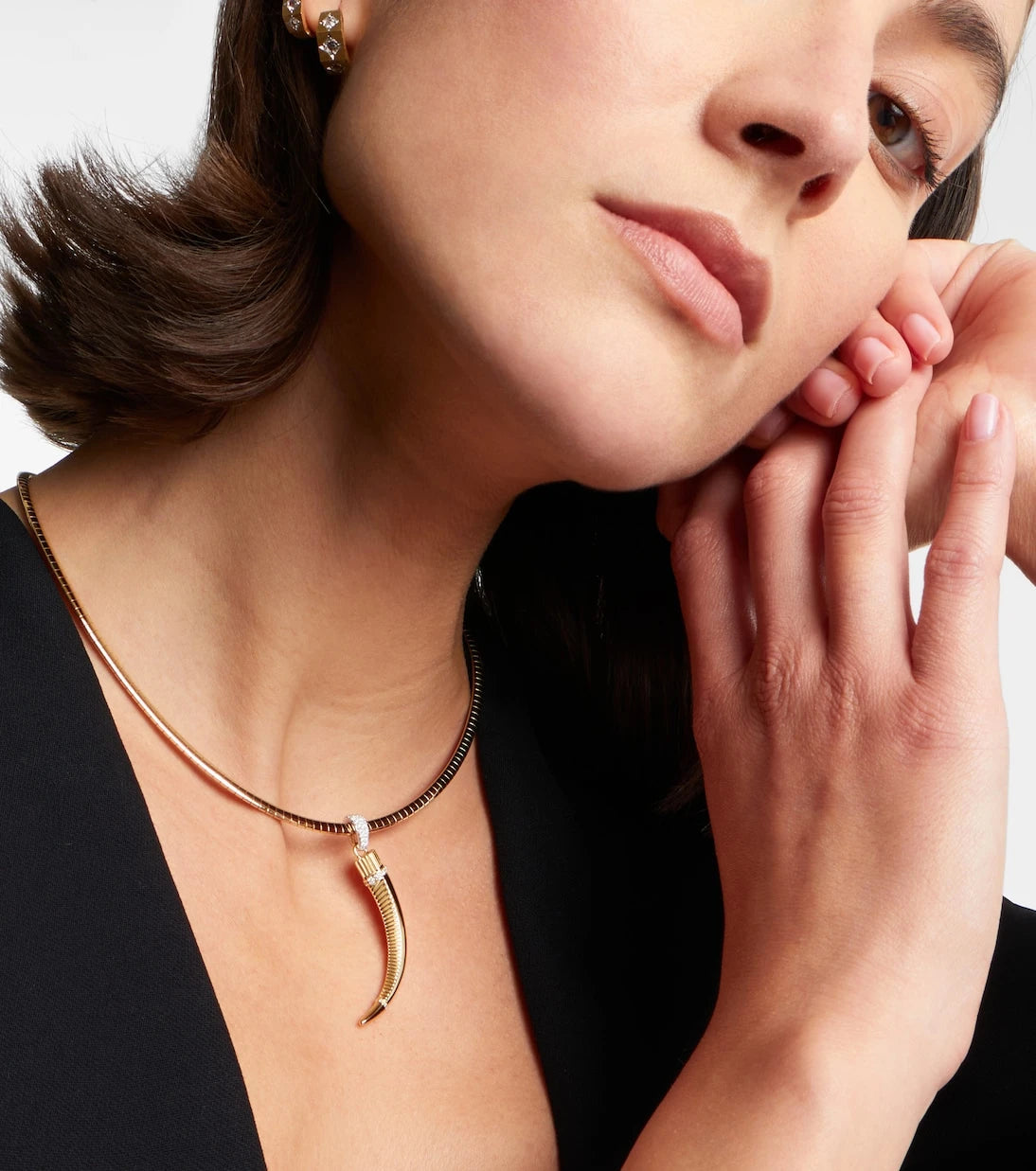 FoundRae - 18kt gold necklace with diamonds