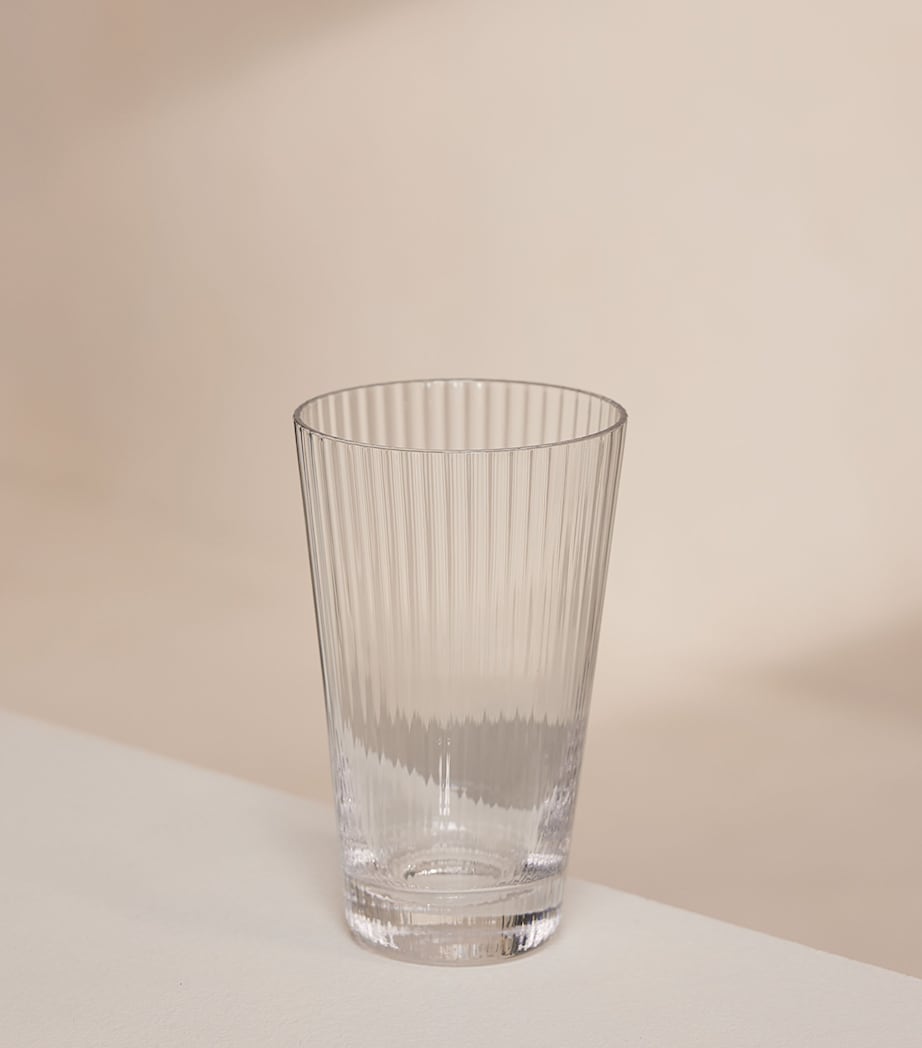 Set of 4 Fluted Highball Glasses