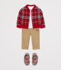 Burberry Kids Wool Check Bomber Jacket (6-24 Months)