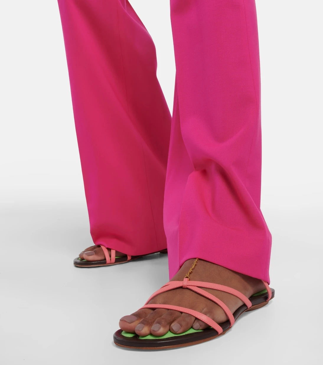 Jacquemus - Embellished leather sandals