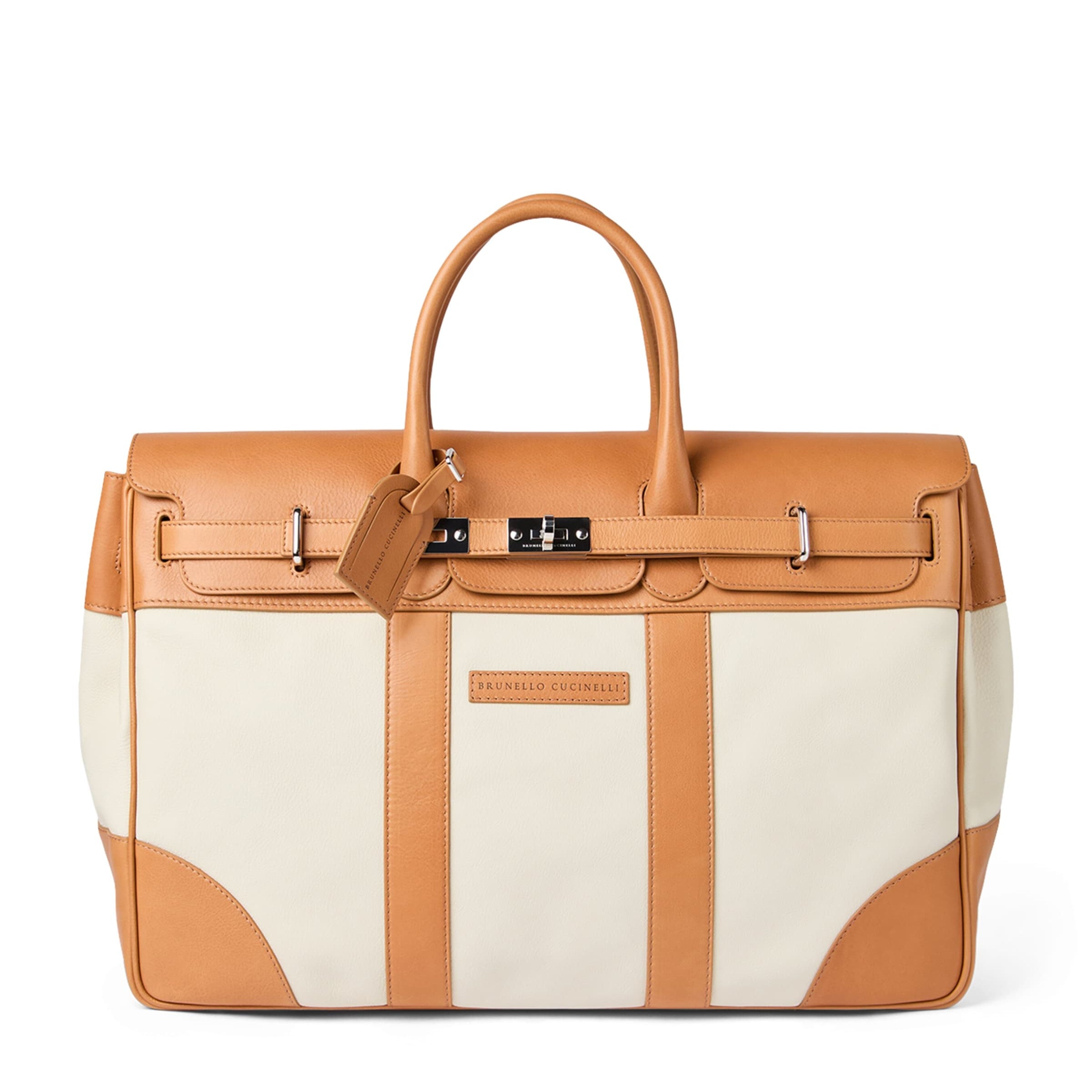 Brunello Cucinelli Leather Country Holdall