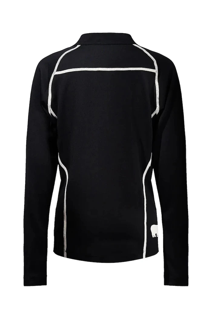 Çocuklar için fonksiyonel uzun kollu üst Perfect Moment thermal half zip