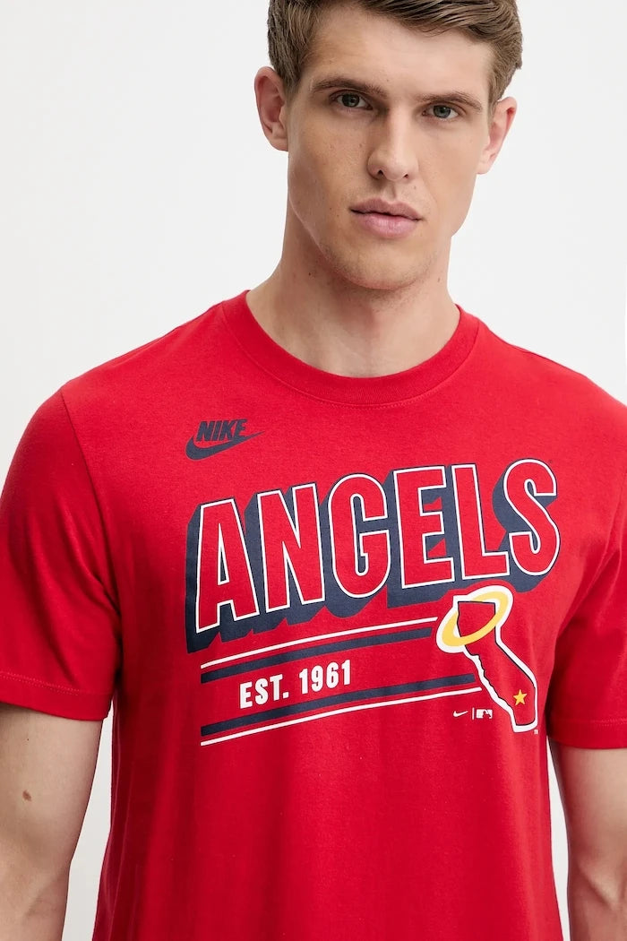 Памучна тениска Nike California Angels 1993-96