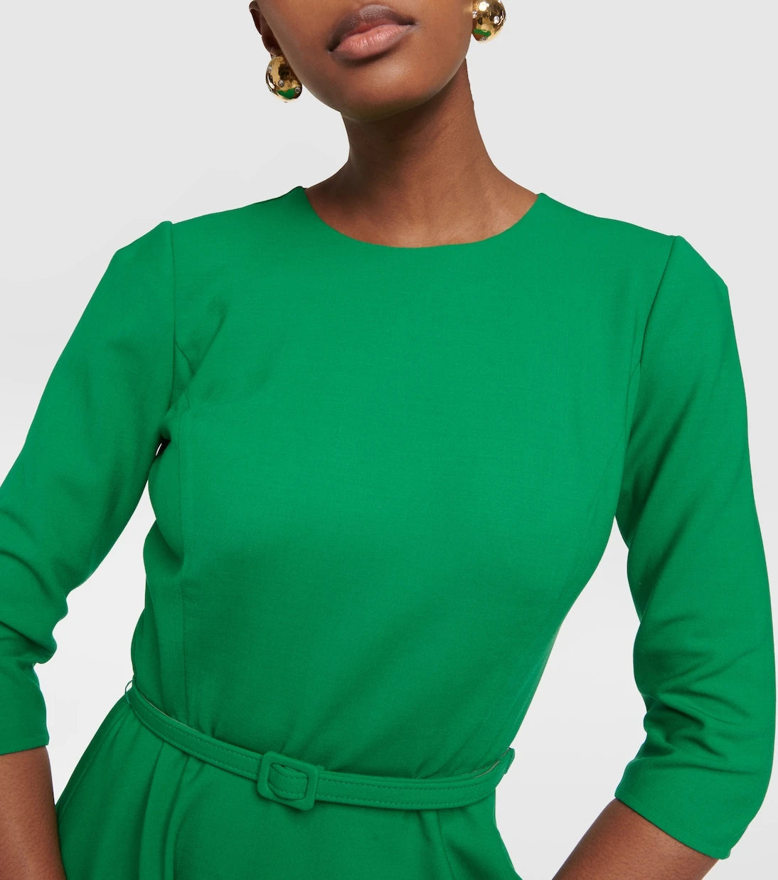 Oscar de la Renta - Wool-blend midi dress
