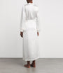 Gilda & Pearl Ivory Silk Girl Loves Pearl Long Robe