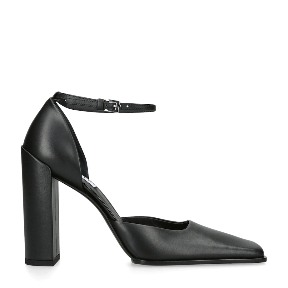 Alaïa Black Leather D’Orsay Pumps 90