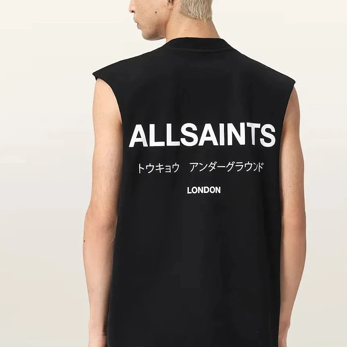 AllSaints тениска мъжка от памук UNDERGROUND