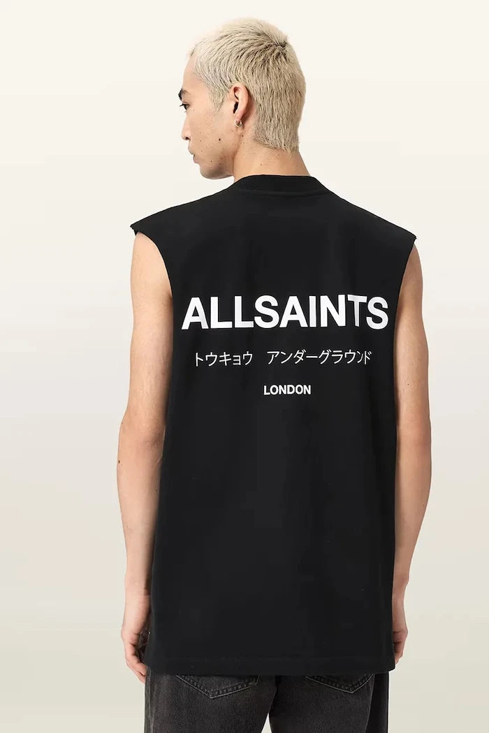 AllSaints тениска мъжка от памук UNDERGROUND