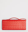 Red Leather Andiamo Clutch Bag