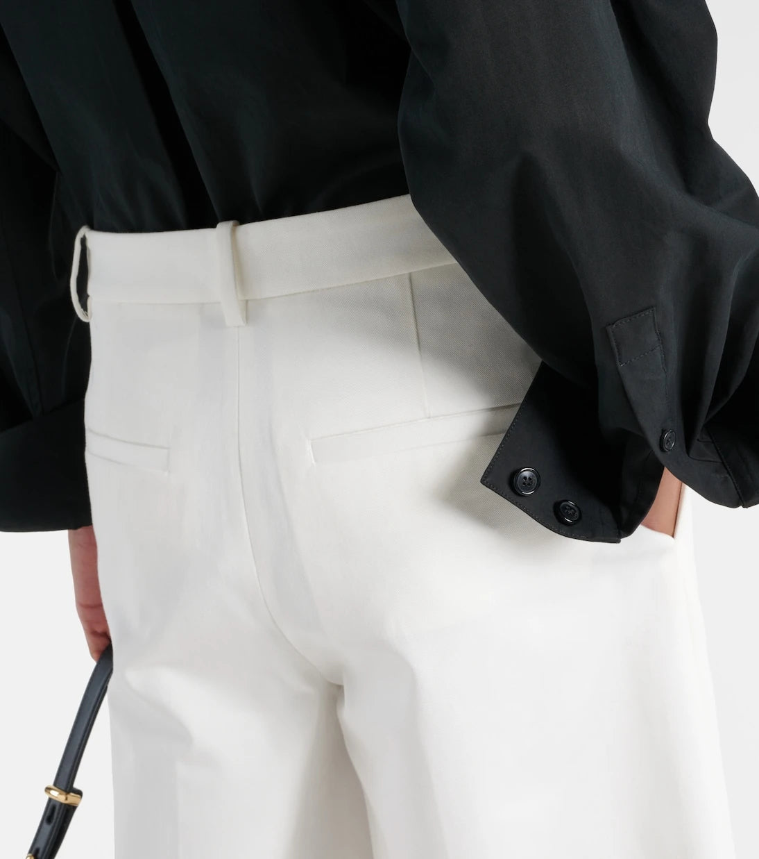 Nili Lotan - Erza cotton Bermuda shorts