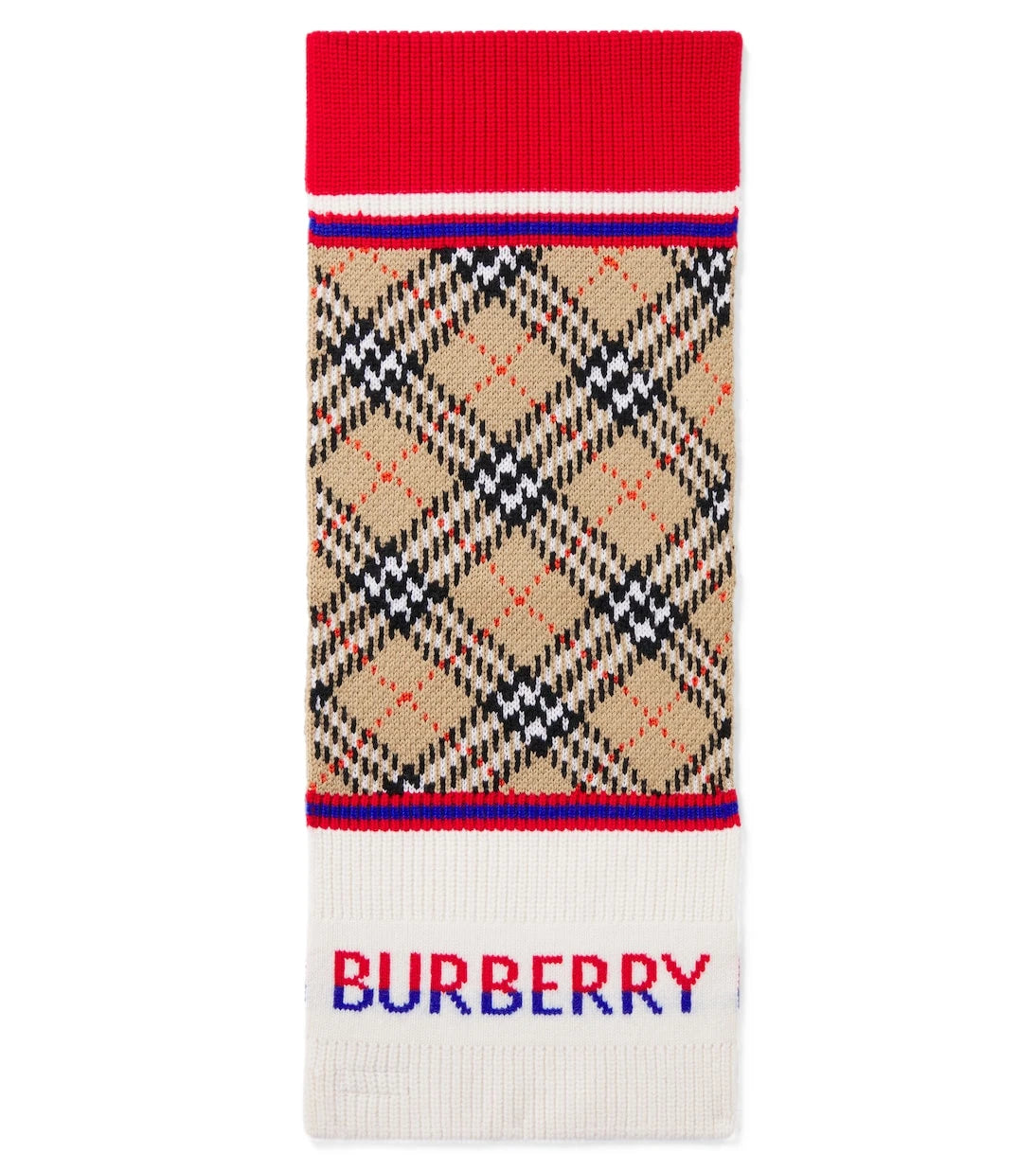 Burberry Kids - Burberry Check wool scarf