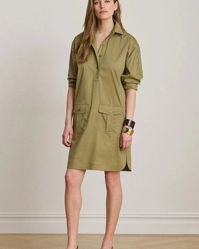 Lauren Ralph Lauren pamuklu elbise