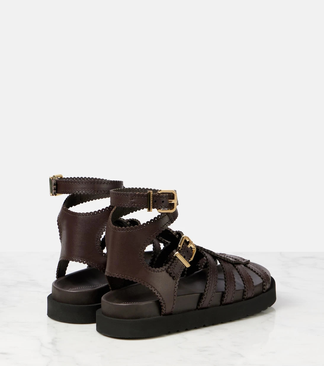 Zimmermann - Goldie leather gladiator sandals
