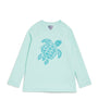 Vilebrequin Kids Turtle Logo Rash Guard Top (2-14 Years)