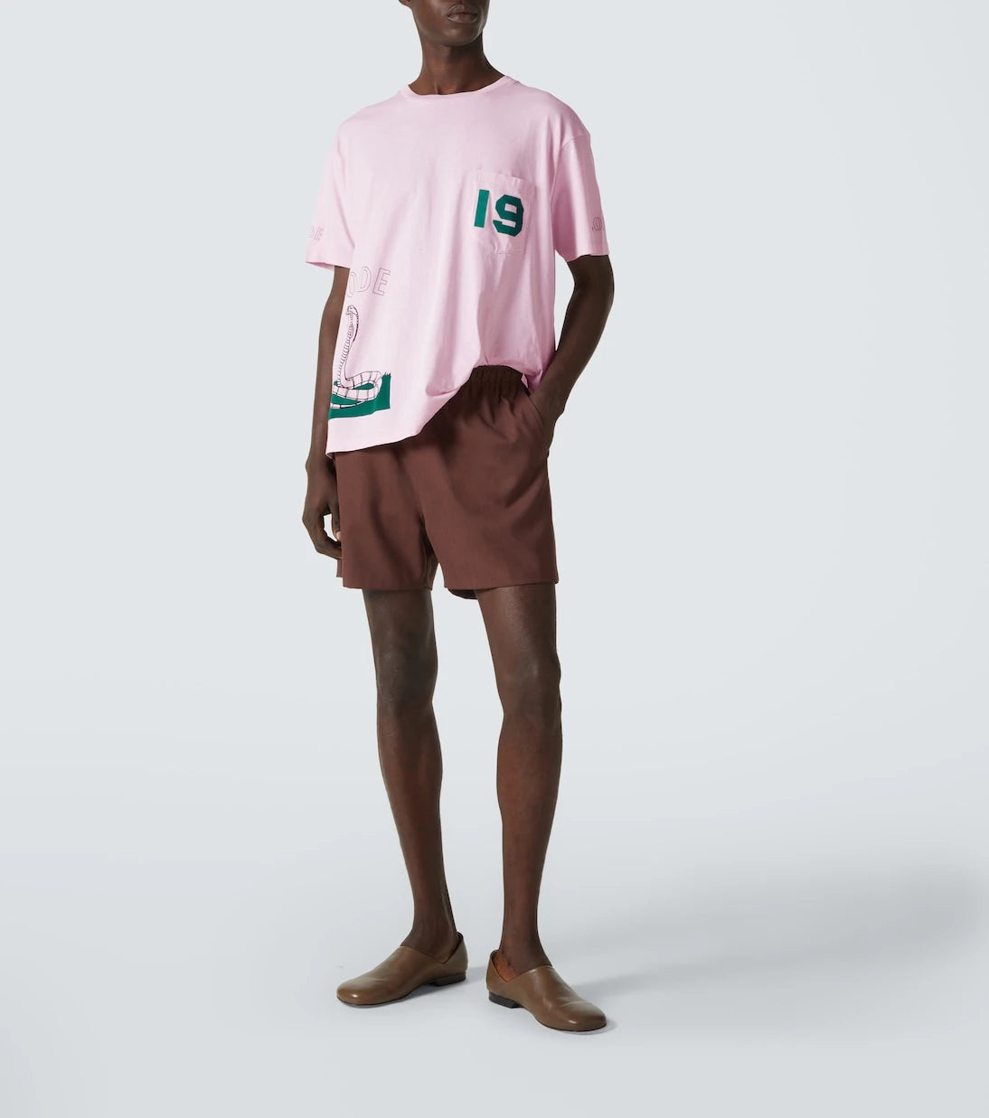 Bode - Cobra printed cotton jersey T-shirt