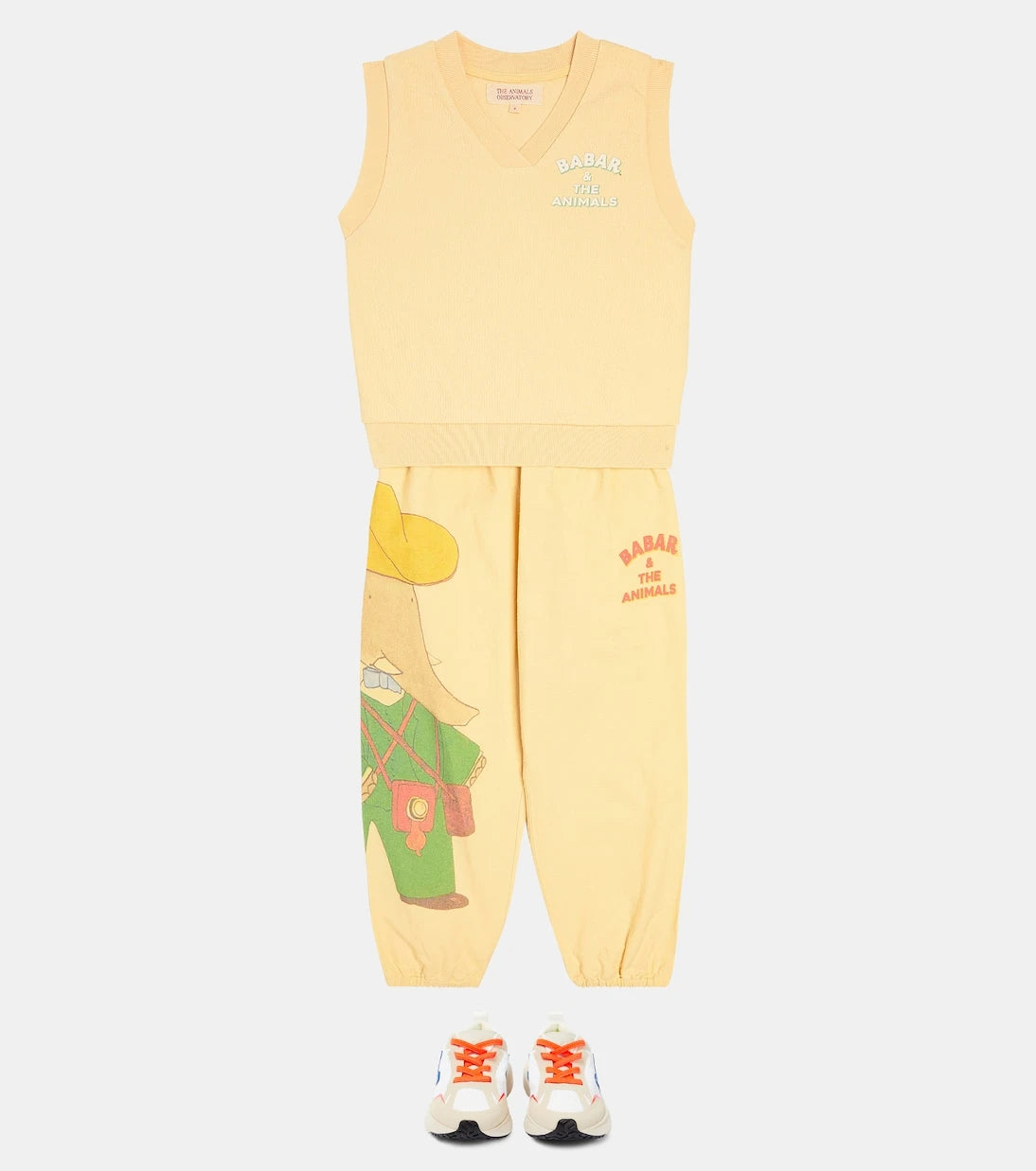 The Animals Observatory - Elephant cotton and linen sweatpants