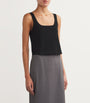 Black Knitted Tank Top