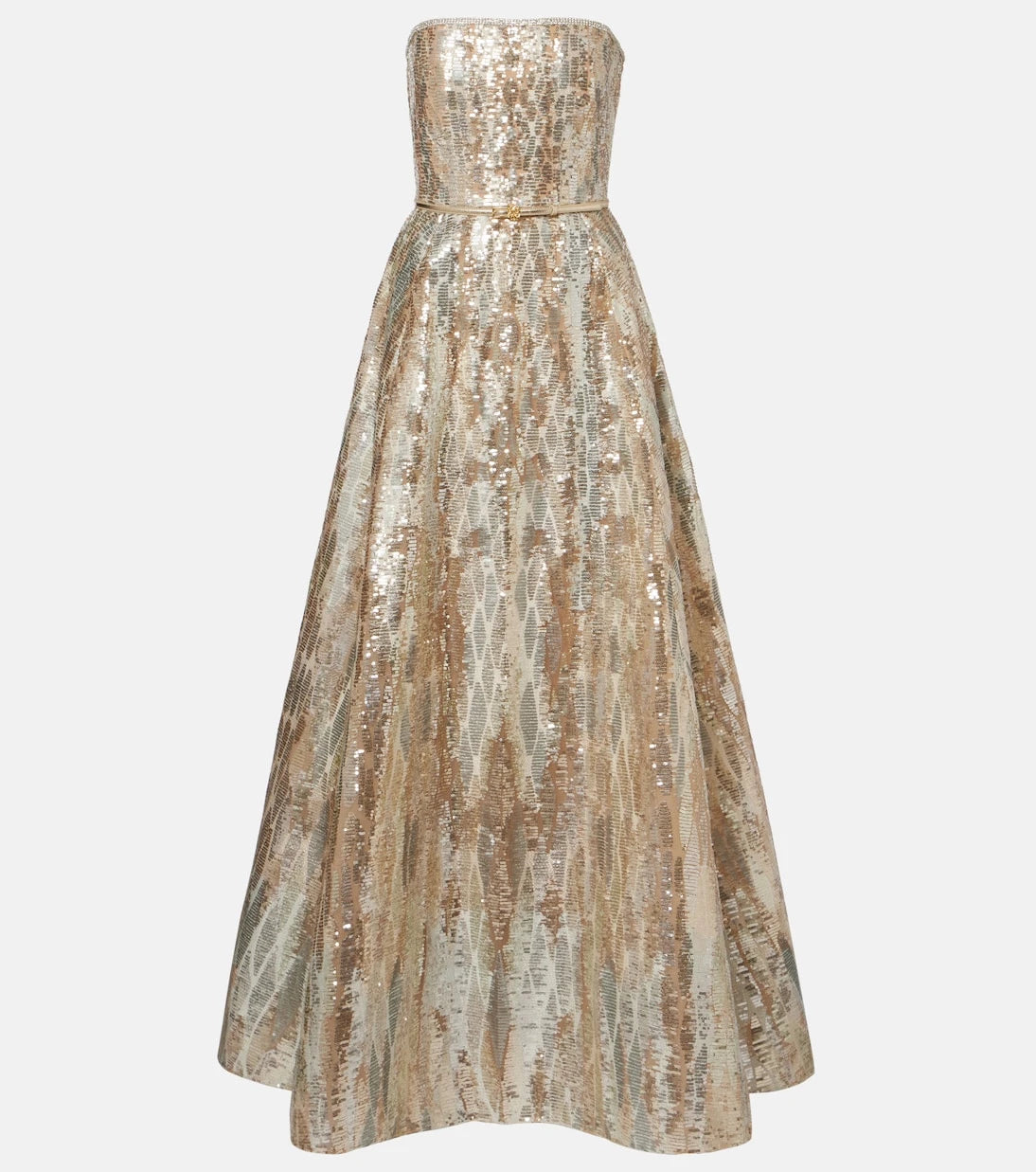 Elie Saab - Sequined bustier gown
