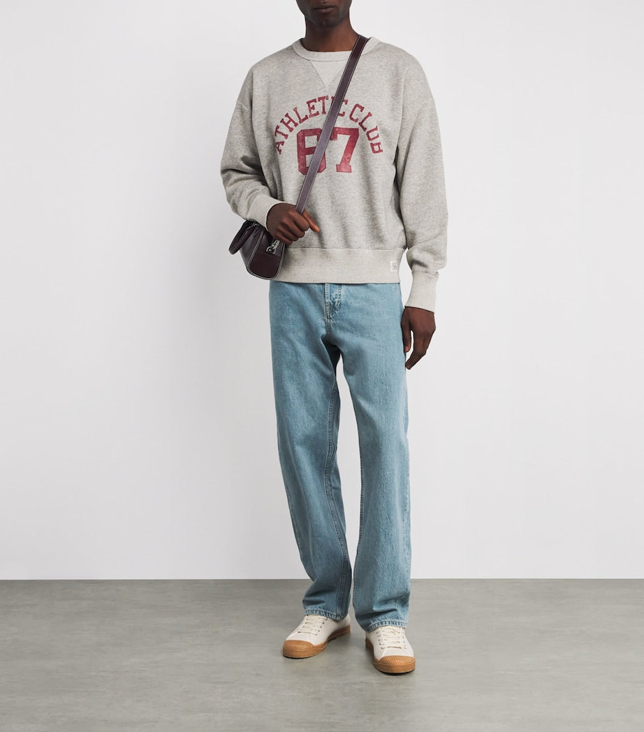 Polo Ralph Lauren Grey Cotton 67 Logo Sweatshirt