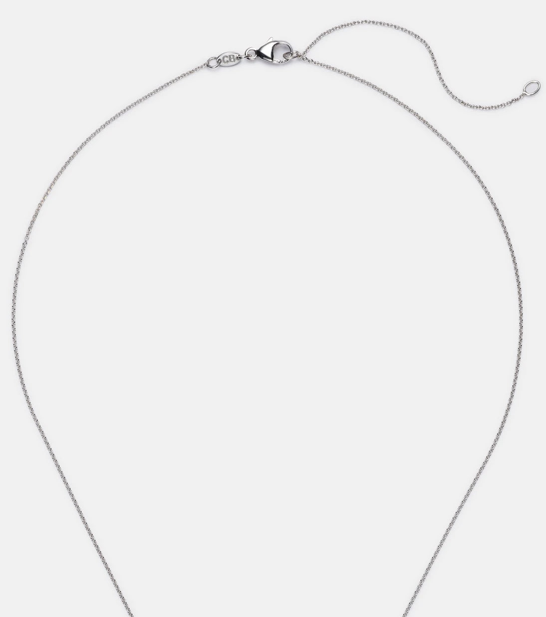 Bucherer Fine Jewellery - Classics 18kt white gold pendant necklace with ruby