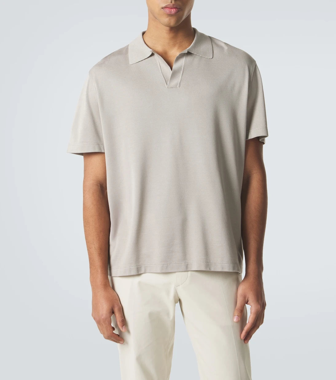 Brioni - Silk polo shirt