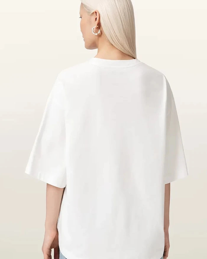 AllSaints Kadın Pamuklu Oversize Tişört LOLA