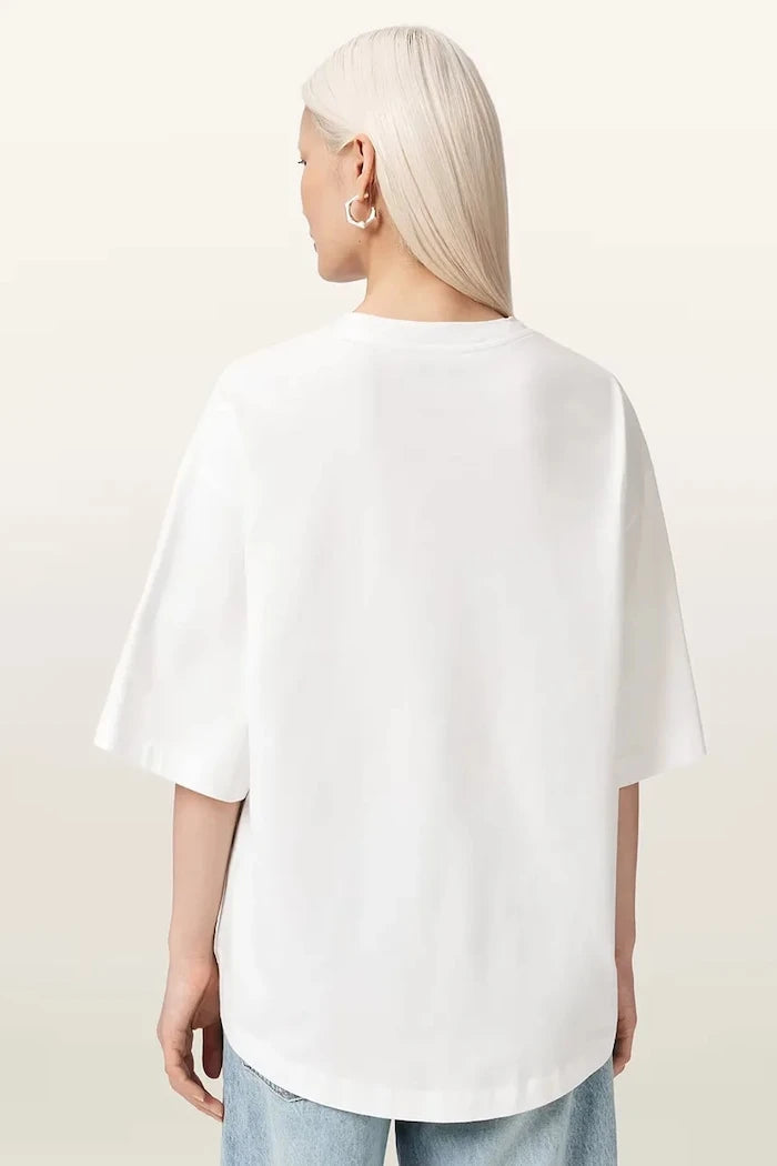 AllSaints Kadın Pamuklu Oversize Tişört LOLA
