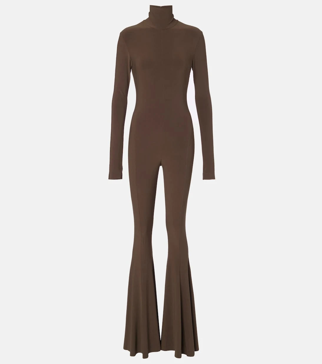 Norma Kamali - Turtleneck jersey jumpsuit