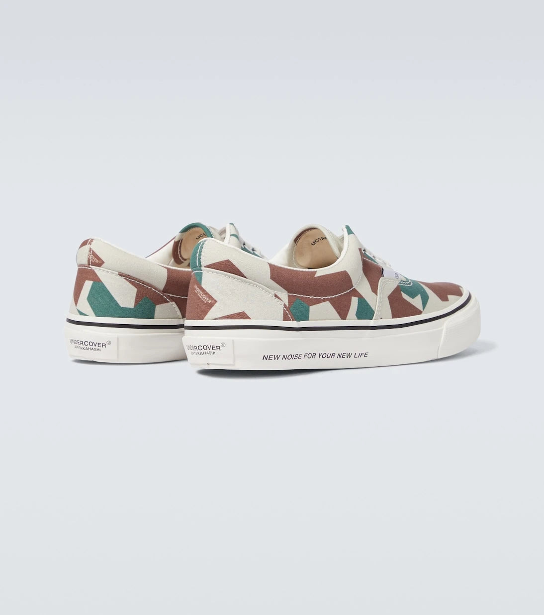 Undercover - Camouflage canvas sneakers