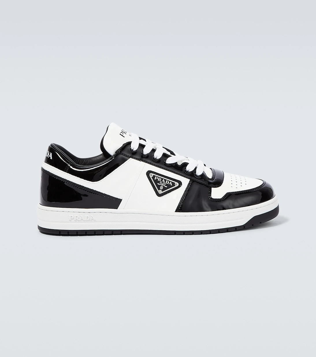 Prada - Downtown leather low-top sneakers