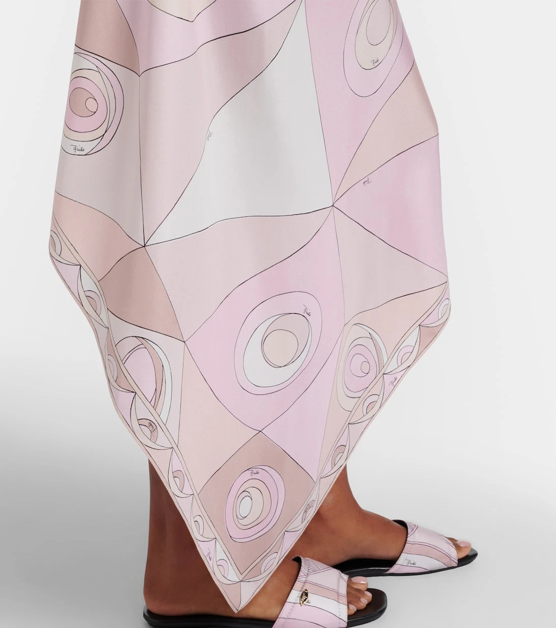 Pucci - Occhi silk twill maxi dress