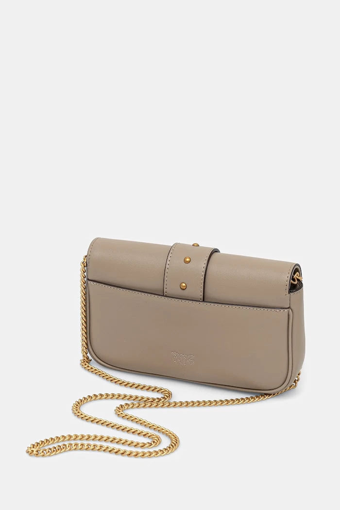 Pinko чанта crossbody дамска от кожа