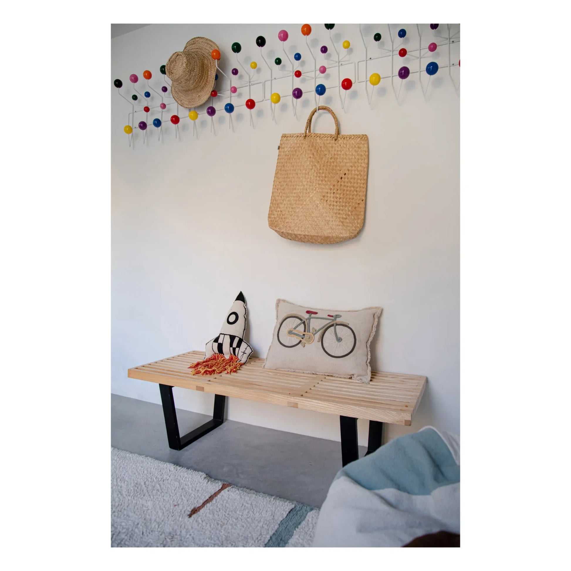 Lorena Canals - Bike Cushion | Cream