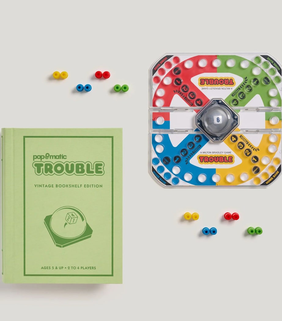 VINTAGE BOOKSHELF Trouble Vintage Bookshelf Edition Board Game
