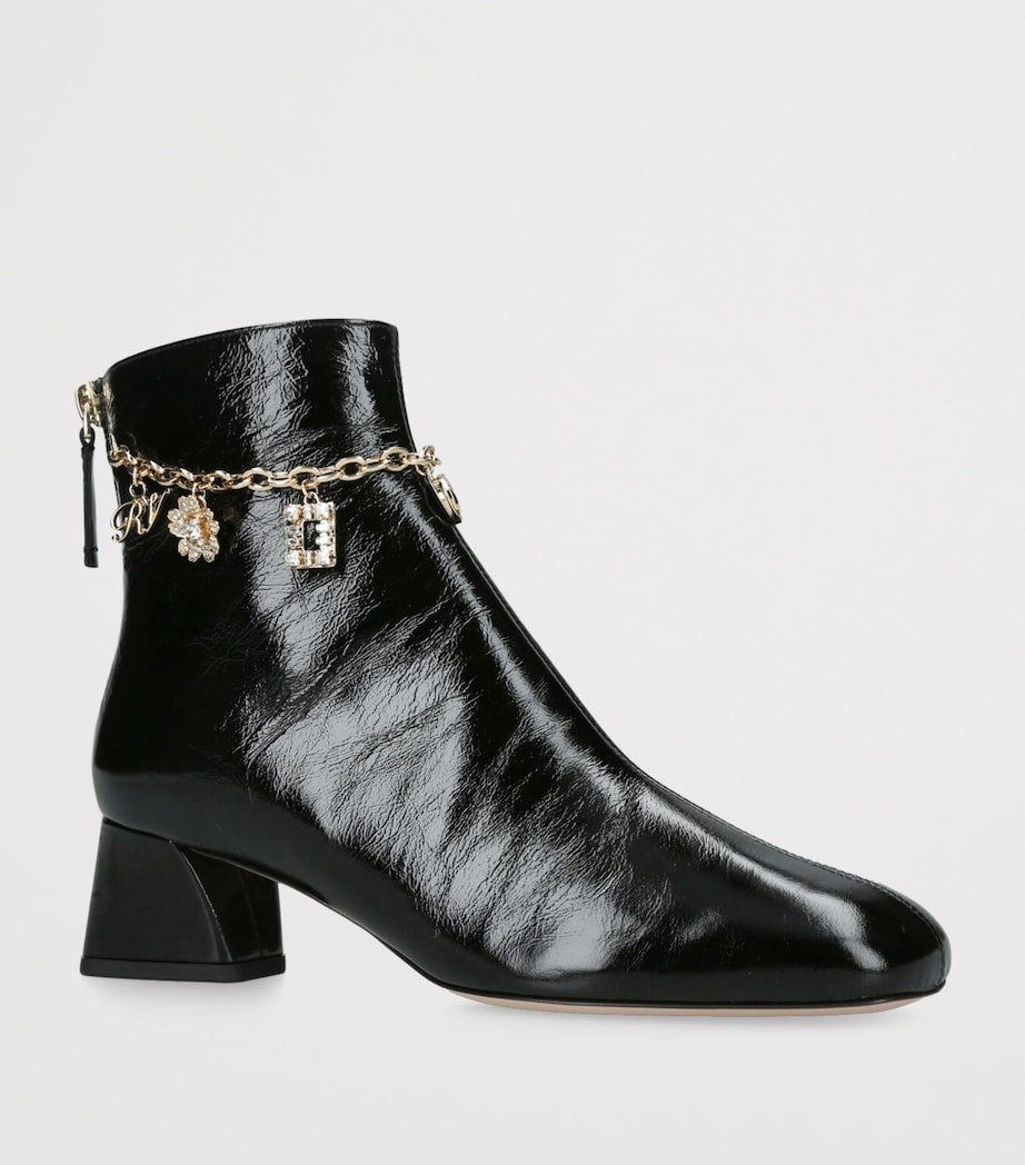 Patent Leather Trés Vivier Ankle Boots 45