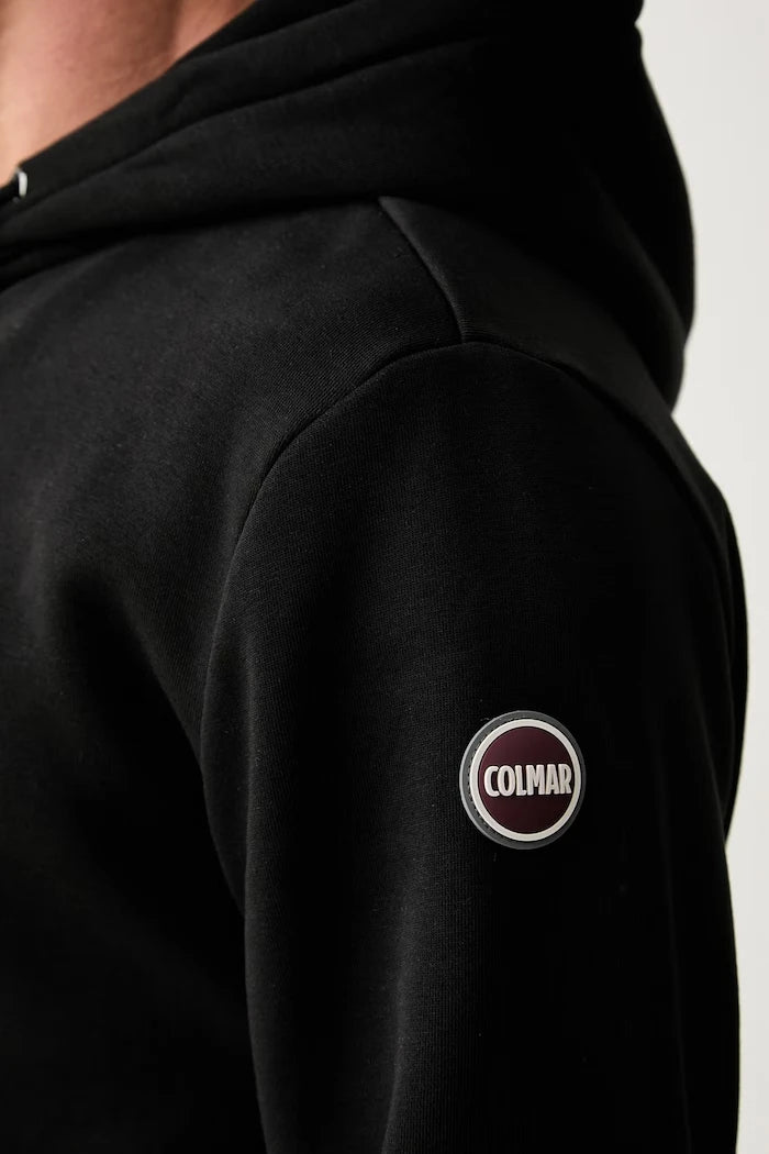 Colmar fermuarlı kapüşonlu erkek pamuklu sweatshirt