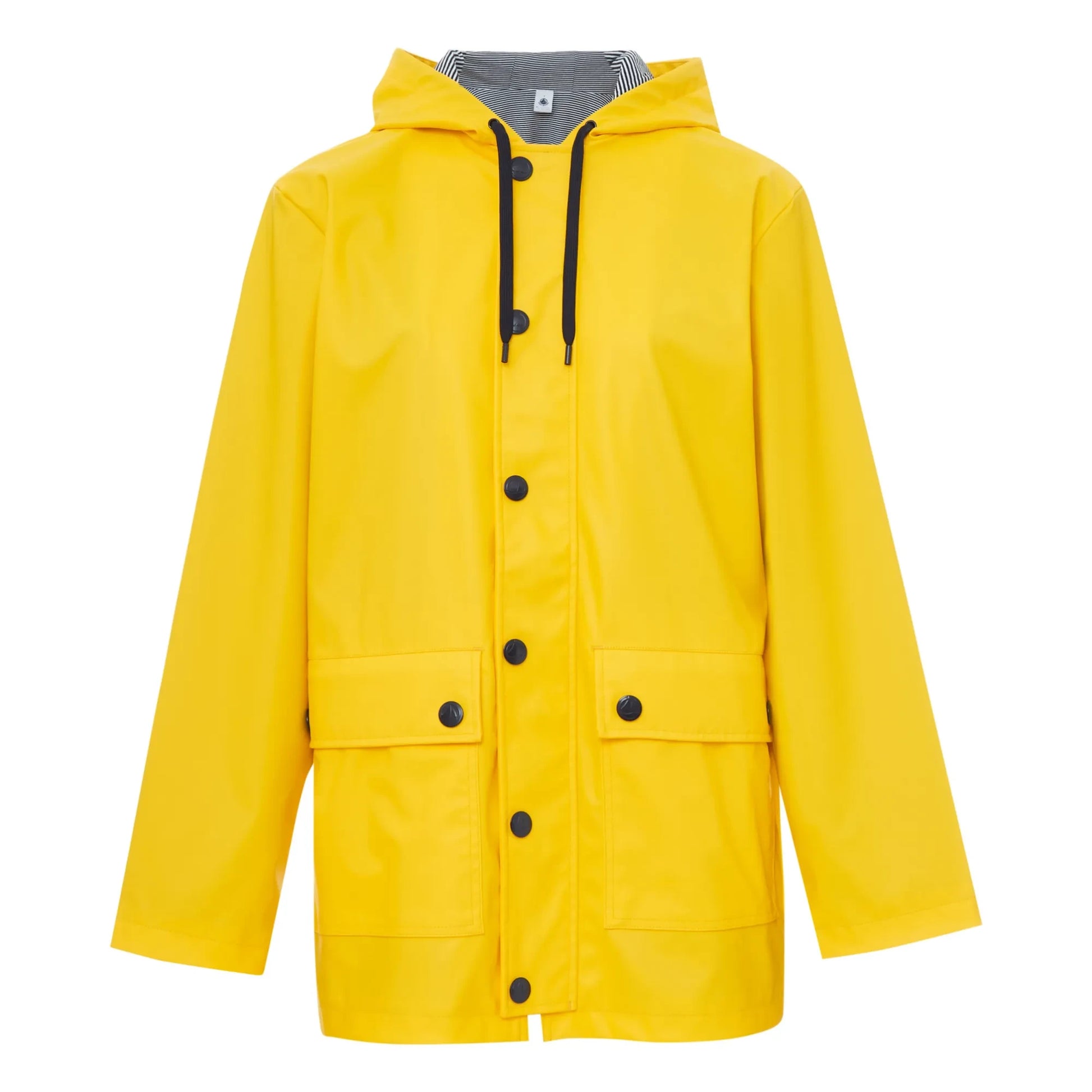 Petit Bateau - Organic cotton lined raincoat - Women's collection  | Yellow