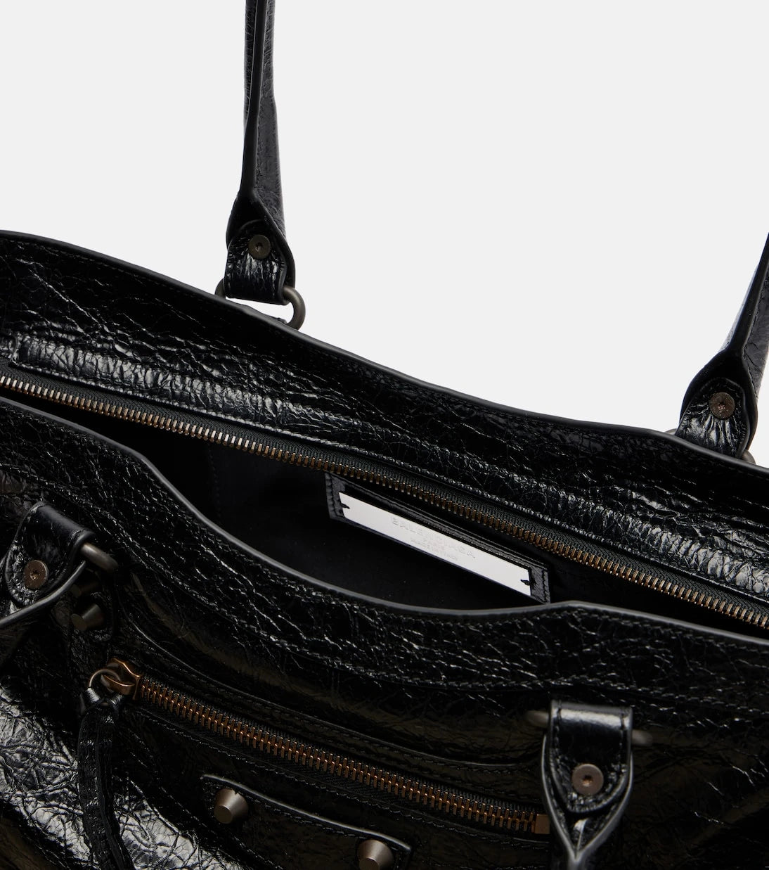 Balenciaga - Le City East-West leather shoulder bag